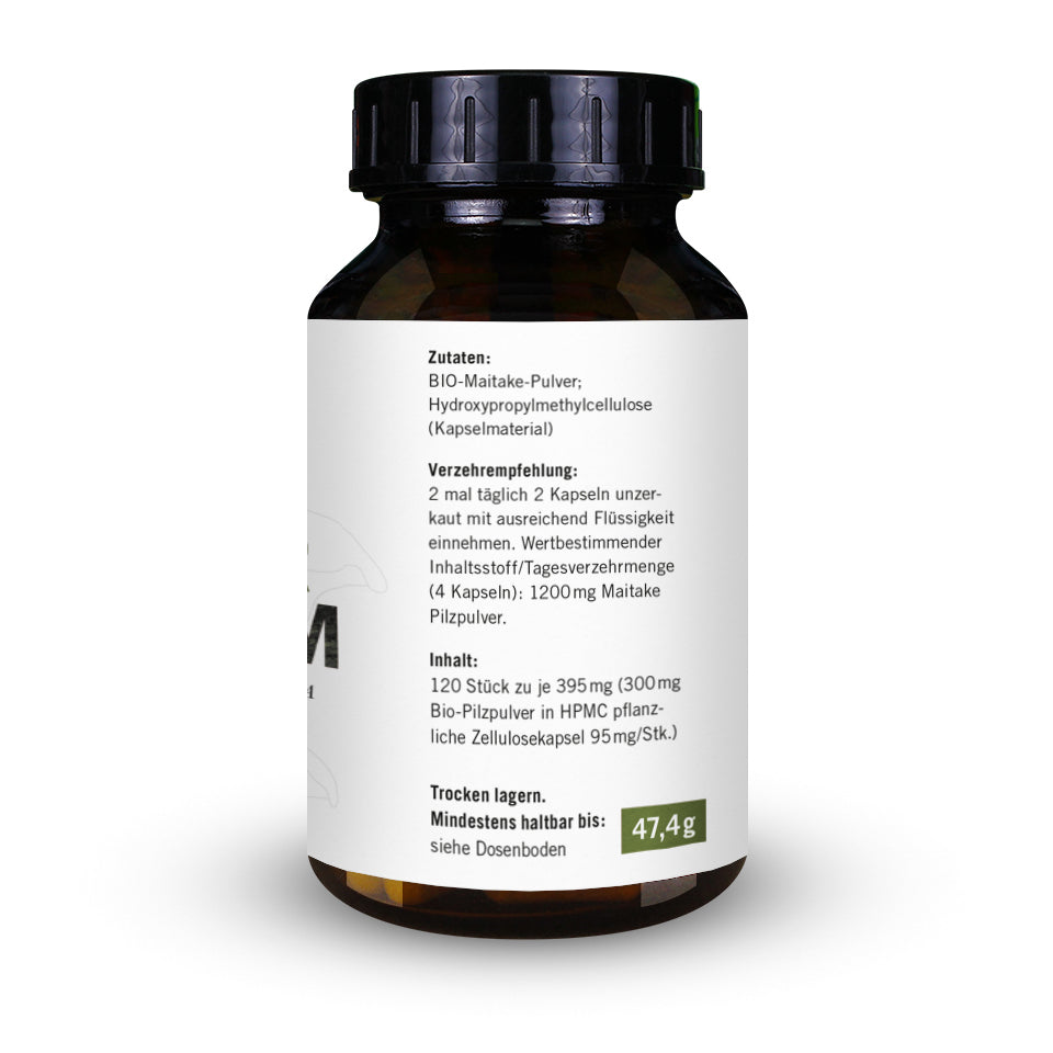 Bio Maitake Pulver Kapseln 120 Stk