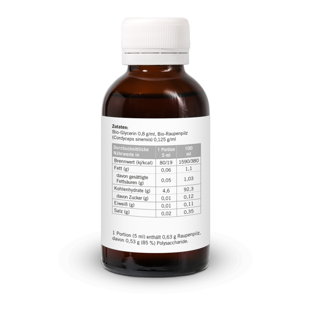 Organic Cordyceps liquid extract 100 ml