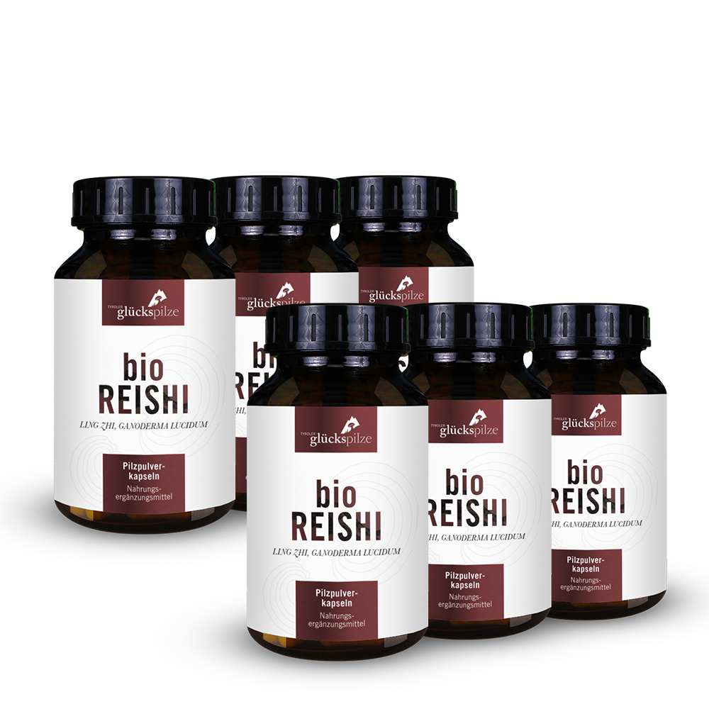 Bio Reishi (Gandoderma lucidum) Pulver Kapseln 120 Stk