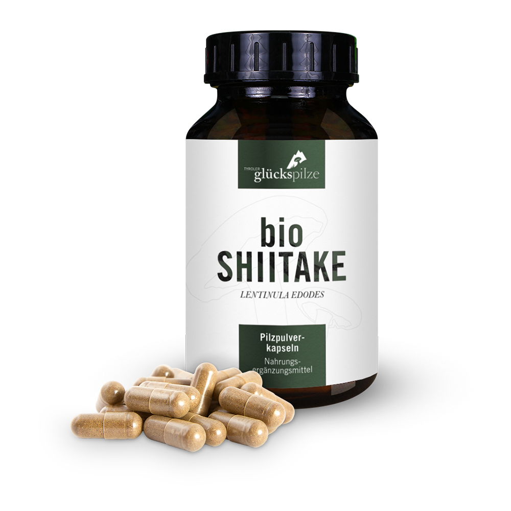 Organic Shiitake powder capsules 120 pieces
