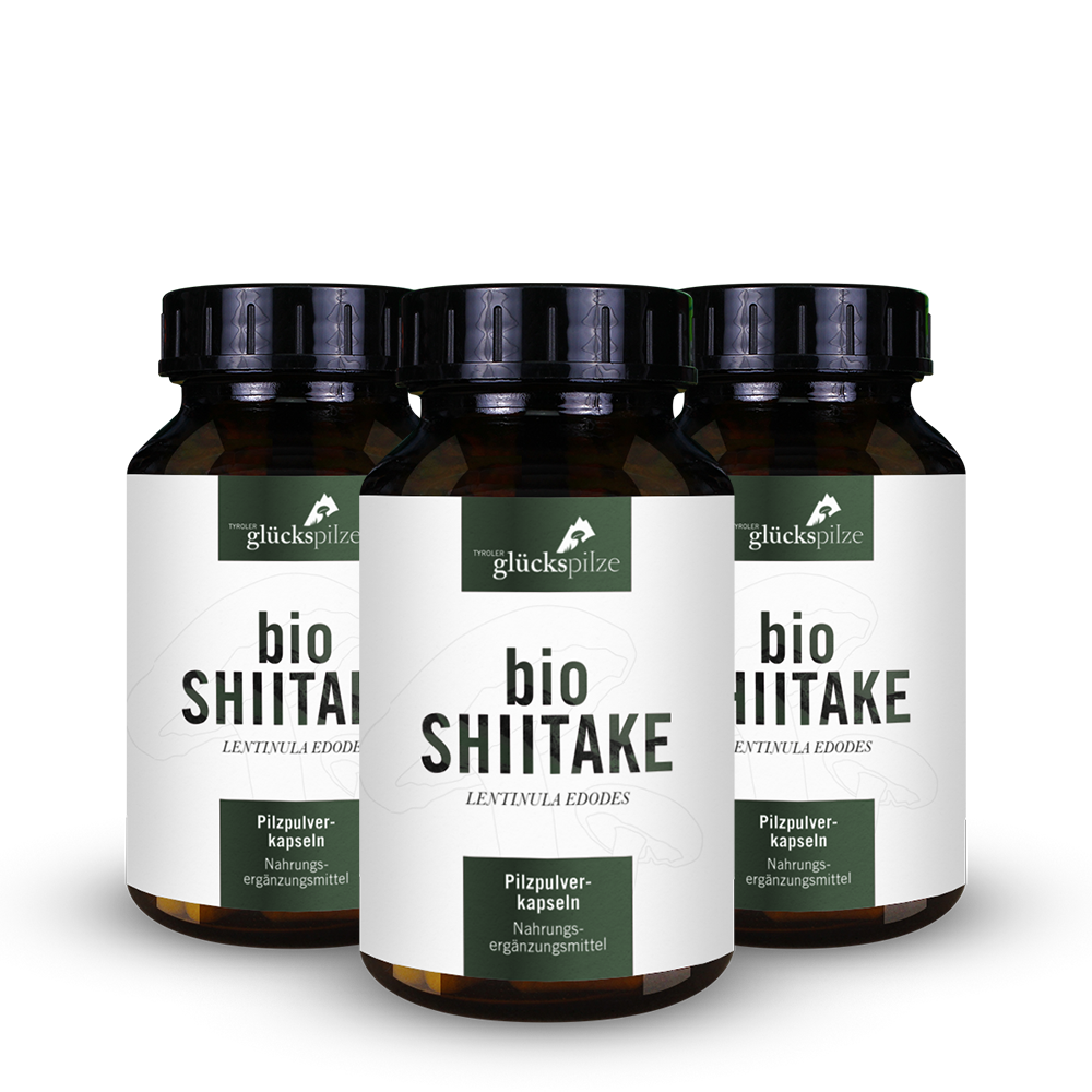 Organic Shiitake powder capsules 120 pieces