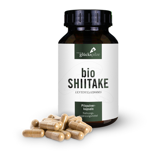 Organic Shiitake powder capsules 120 pieces